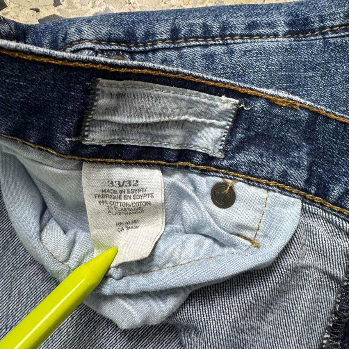 VINTAGE Y2K RALPH LAUREN DENIM & SUPPLY AMERICAN FLAG STRAIGHT DENIM JEANS: