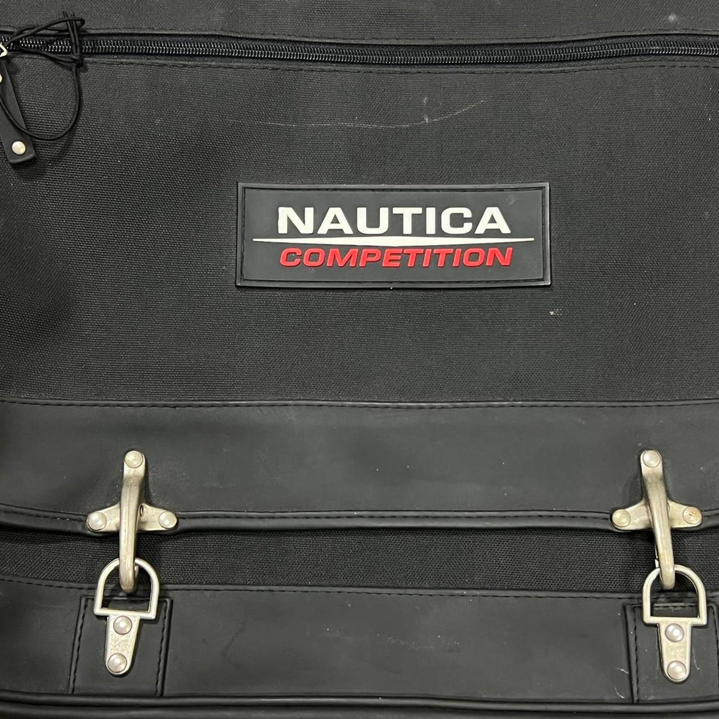 VINTAGE Y2K NAUTICA COMPETITION DOUBLE CLASP SIDE BAG: