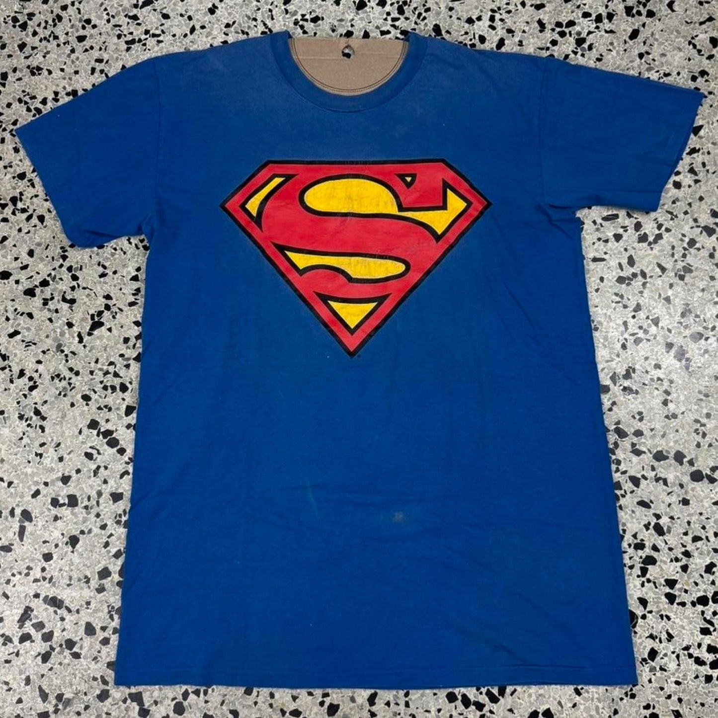 VINTAGE 90S SINGLE STITCH SUPERMAN DC COMICS SPEEDING BULLET TEE: