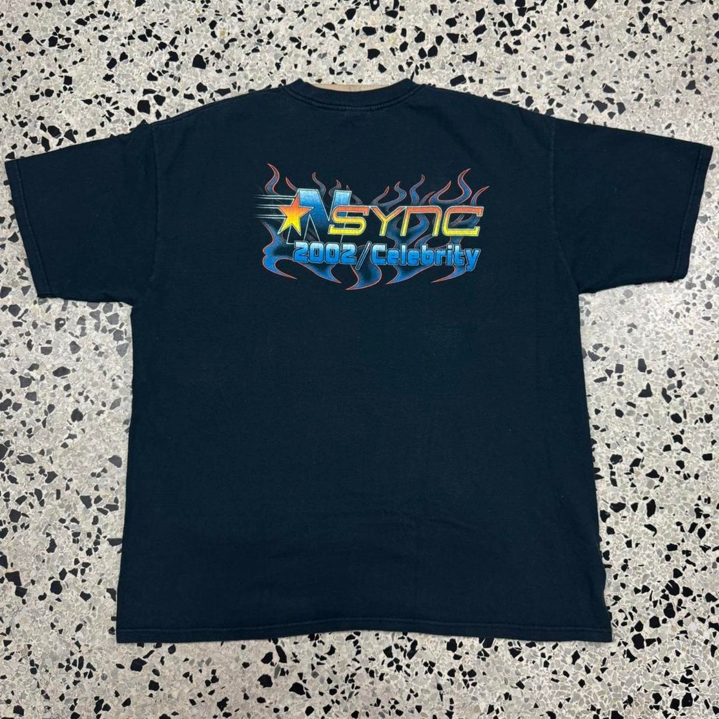 VINTAGE Y2K NSYNC 2002 CELEBRITY TOUR MERCH TEE: