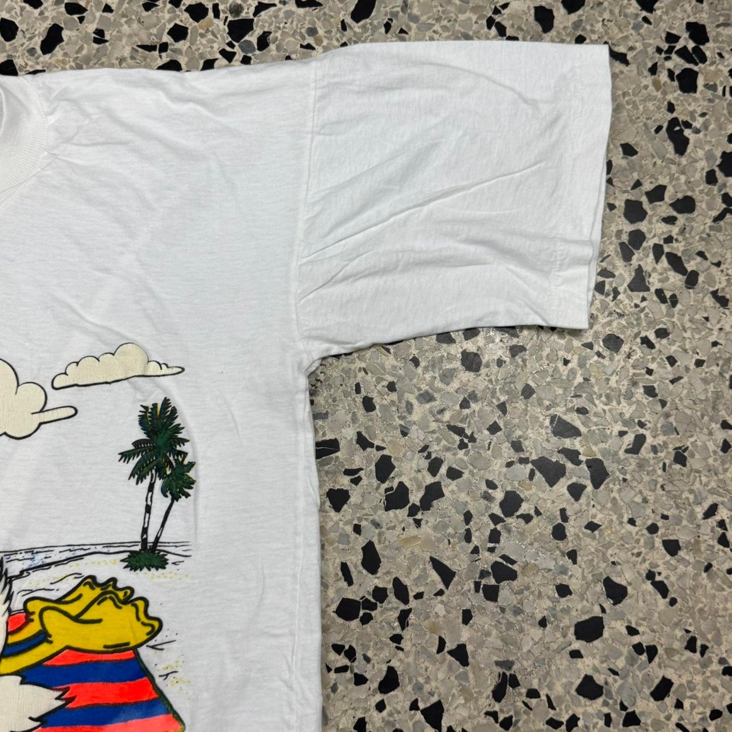 VINTAGE 90S SINGLE STITCH DUCK DON’T DO MORNINGS BAHAMAS TOURIST TEE: