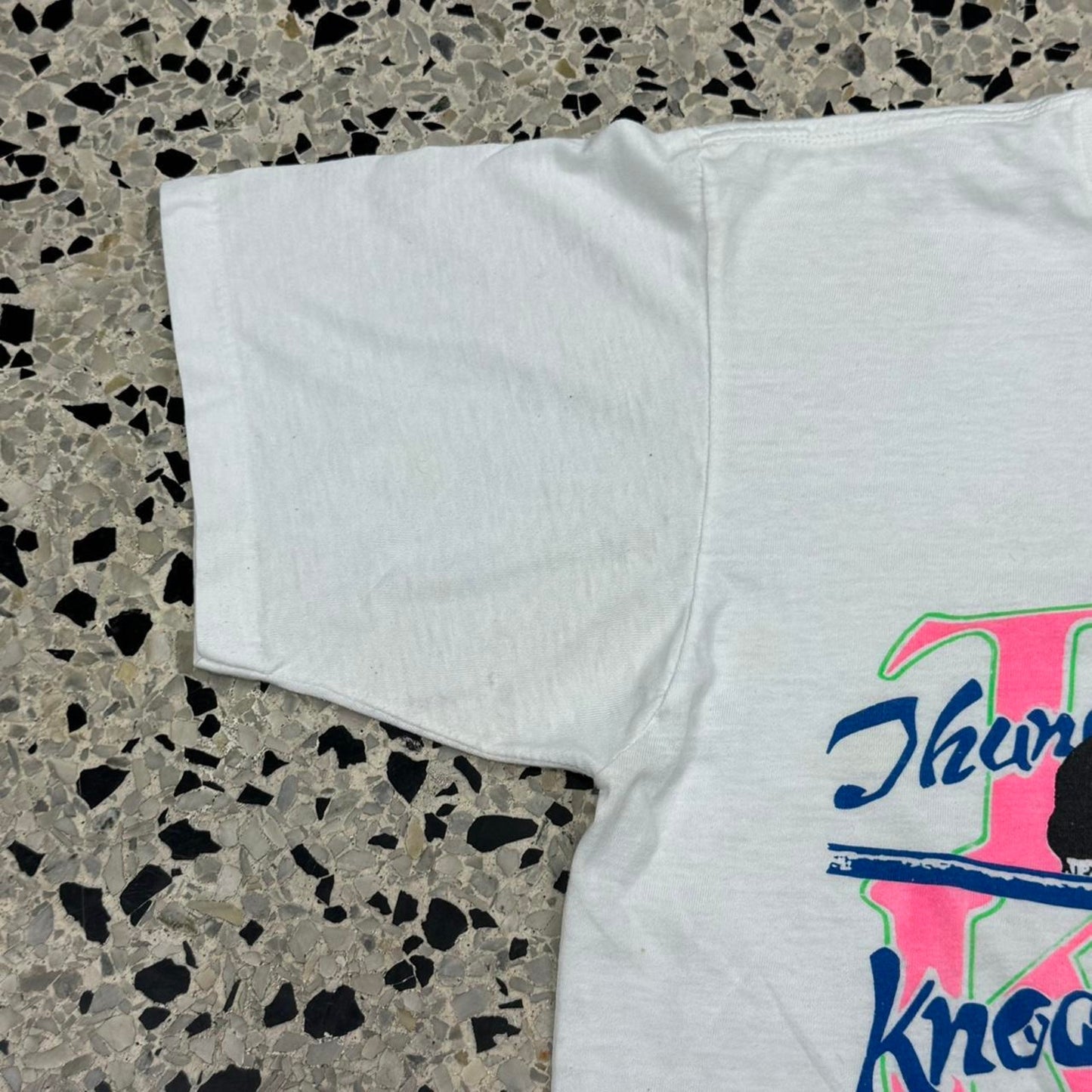 VINTAGE 80S 90S SINGLE STITCH BOXING TKO THUNDERN KNOCK OUT TEE: