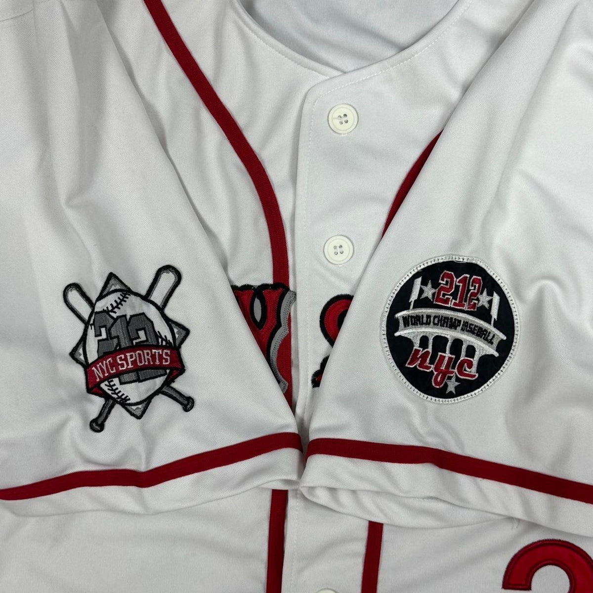 VINTAGE Y2K 212 NYC SPORTS DIRTY SOUTH 3 BASEBALL JERSEY:
