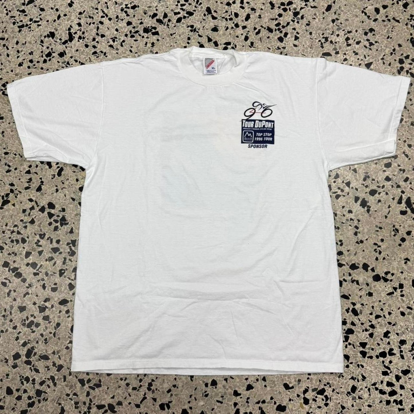 VINTAGE 90S TOUR DUPONT 1996 LEGEND ROAD RACE SPONSOR TEE: