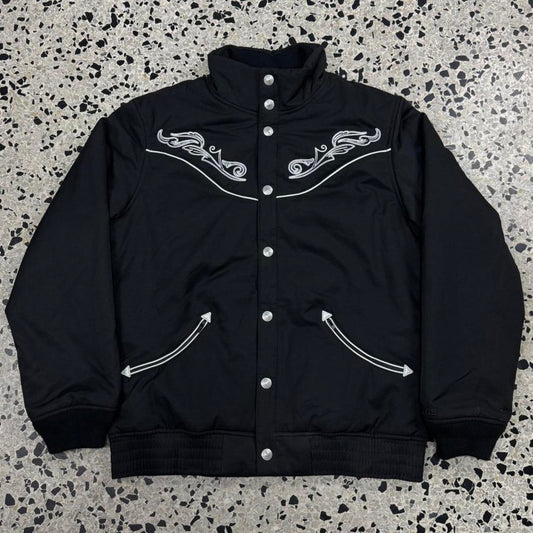 BNWT LEVIS WATER REPELLANT WESTERN EMBROIDERED SNAP-ON HEAVYWEIGHT JACKET: