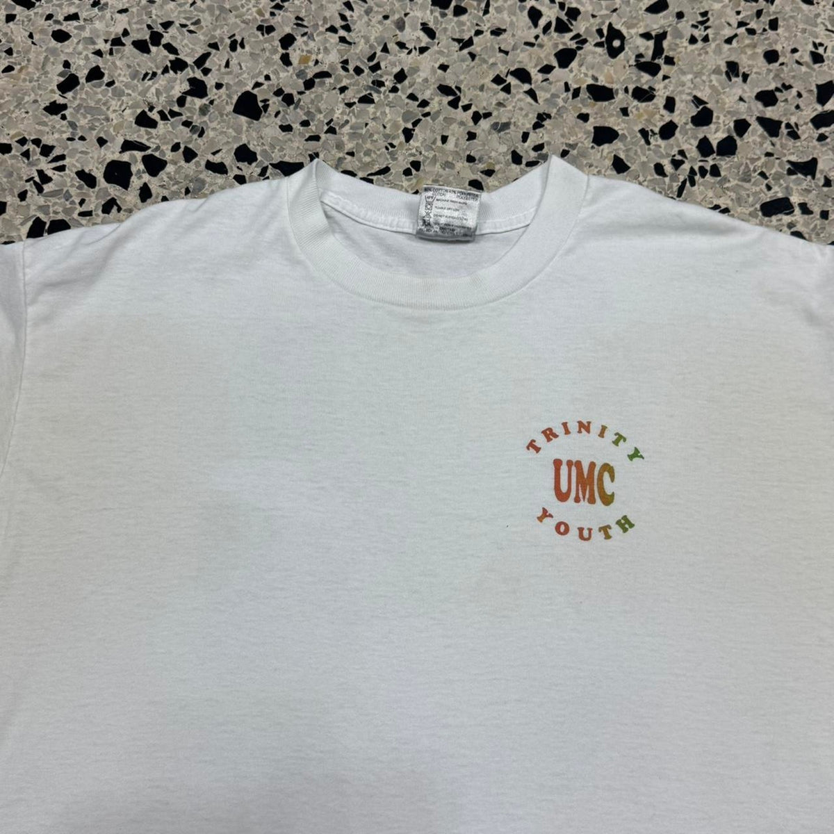 VINTAGE 90S SINGLE STITCH OUR GOD IS AN AWESOME GOD YOUTH GROUP TEE: