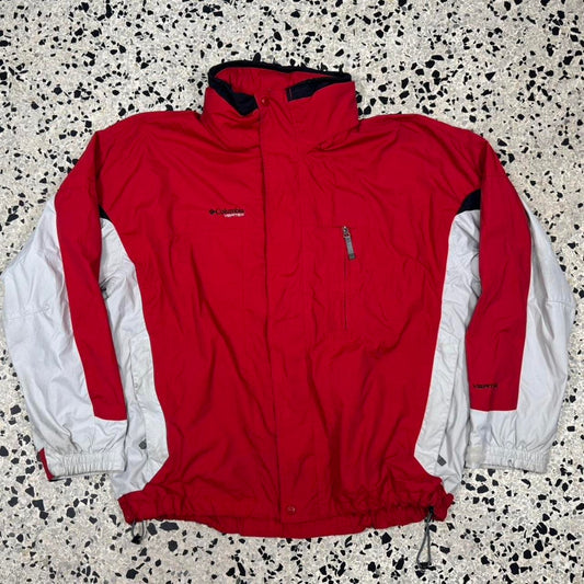 VINTAGE Y2K COLUMBIA VERTEX BUGABOO VERTEX CORE LAYERED JACKET W/ HOOD: