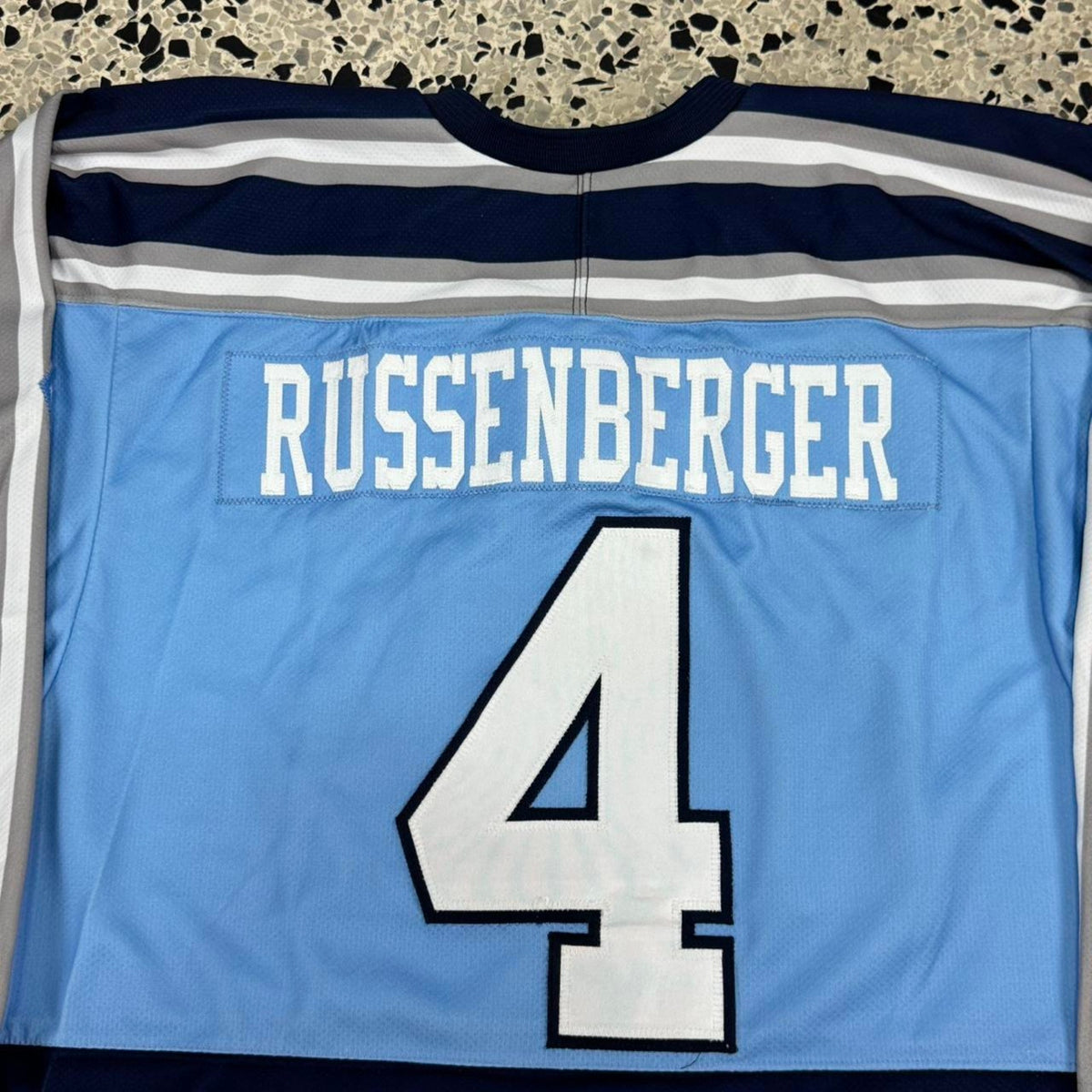 VINTAGE Y2K USPHIL NEW JERSEY HITMEN K1 LONGSLEEVE HOCKEY JERSEY:
