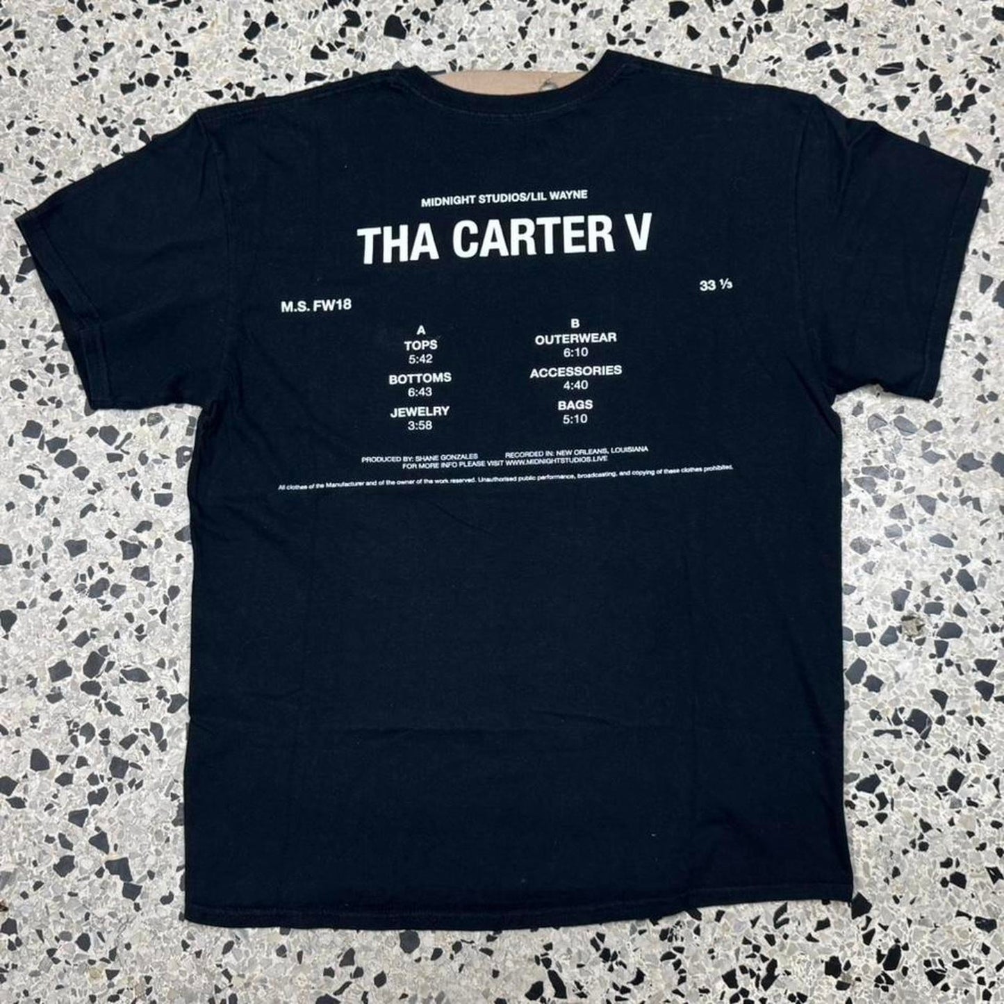 MIDNIGHT STUDIOS X LIL WAYNE X THA CARTER V “HI MOM” TEE: