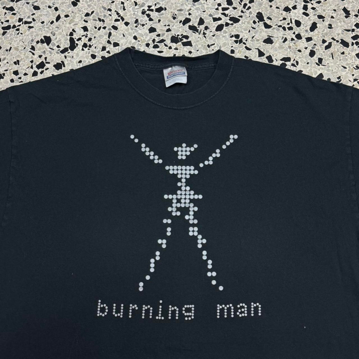 VINTAGE 90S Y2K BURNING MAN FESTIVAL PROMO TEE: