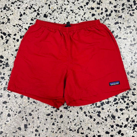 PATAGONIA 5” INSEAM RED BAGGIES SHORTS: