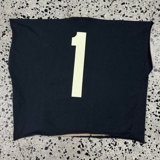 YZY X GOSHA RUBCHINSKIY VULTURES CUT AND SEW ONE 1 TEE: