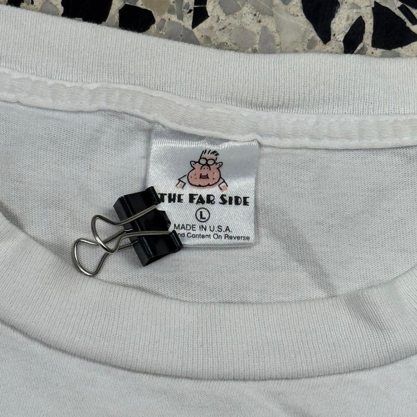 VINTAGE 90S SINGLE STITCH MOSQUITO HIT AN ARTERY COMIC STRIP TEE: