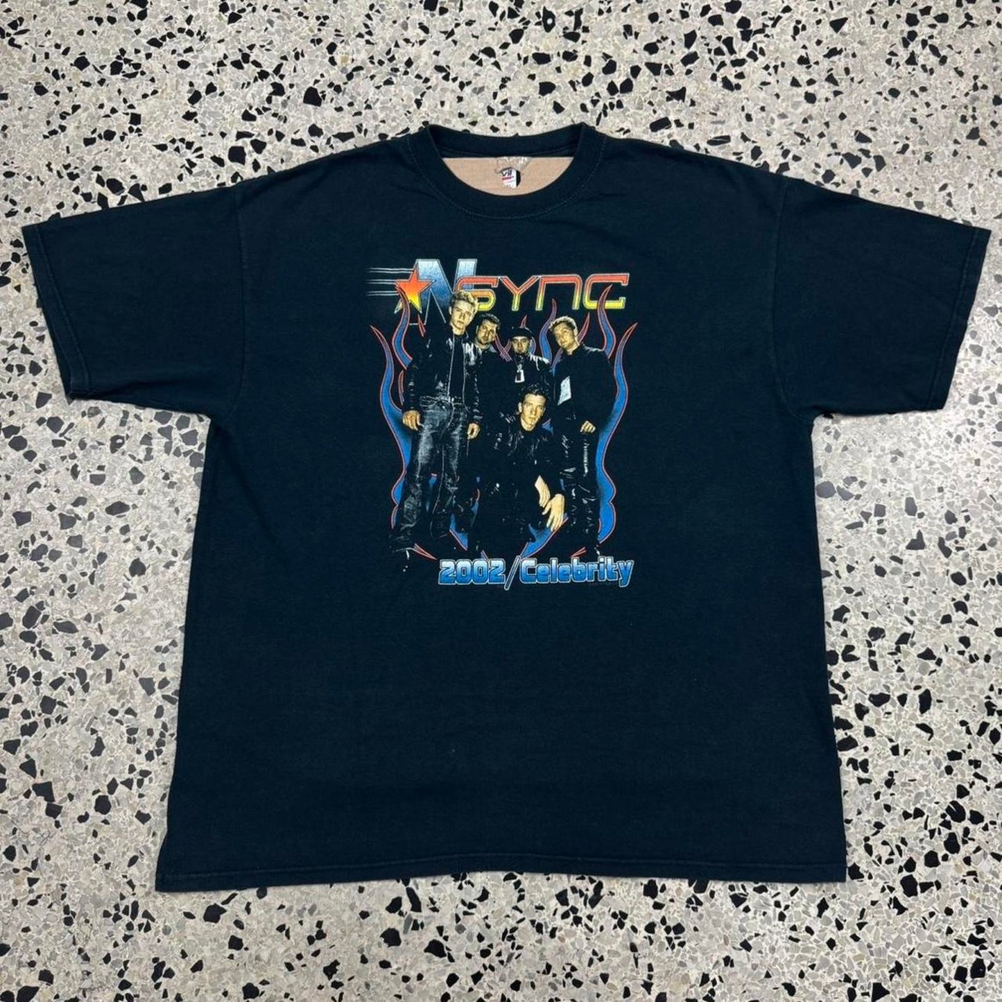 VINTAGE Y2K NSYNC 2002 CELEBRITY TOUR MERCH TEE:
