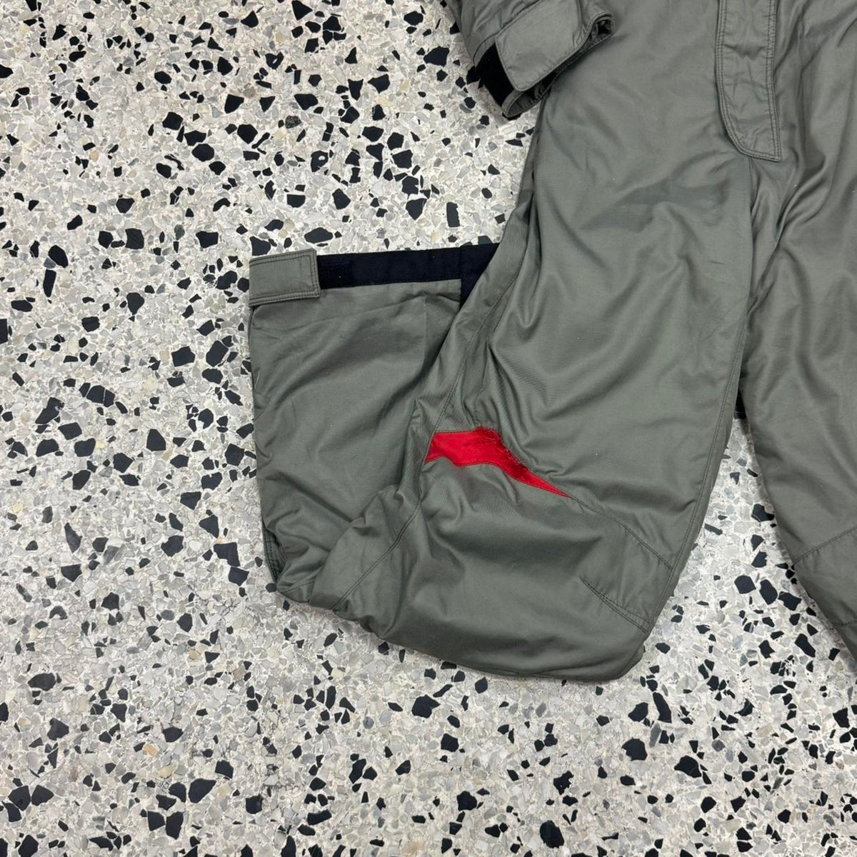 VINTAGE MARKER FULL ZIP COVERALL OLIVE GREEN SNOWBOARD SKI SUIT: