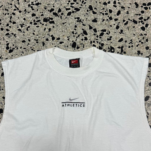 VINTAGE Y2K NIKE ATHLETICS SLEEVELESS TANK TOP TEE: