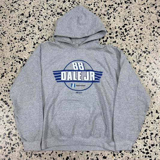 VINTAGE Y2K 2010S DALE EARNHARDT JR 88 NASCAR HOODIE: