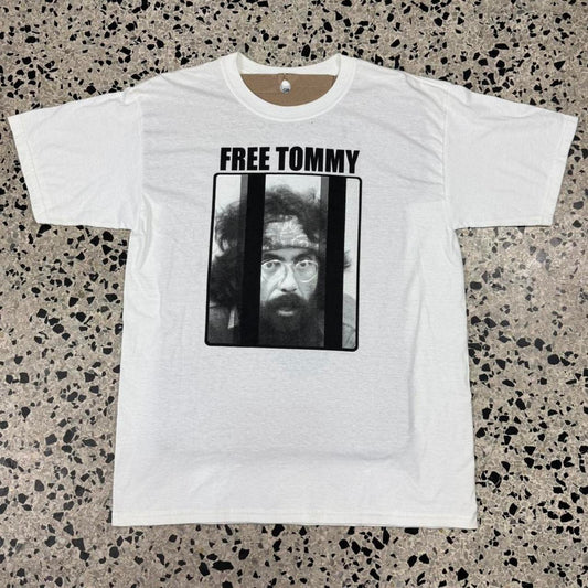 VINTAGE Y2K 2003 FREE TOMMY CHONG TEE:
