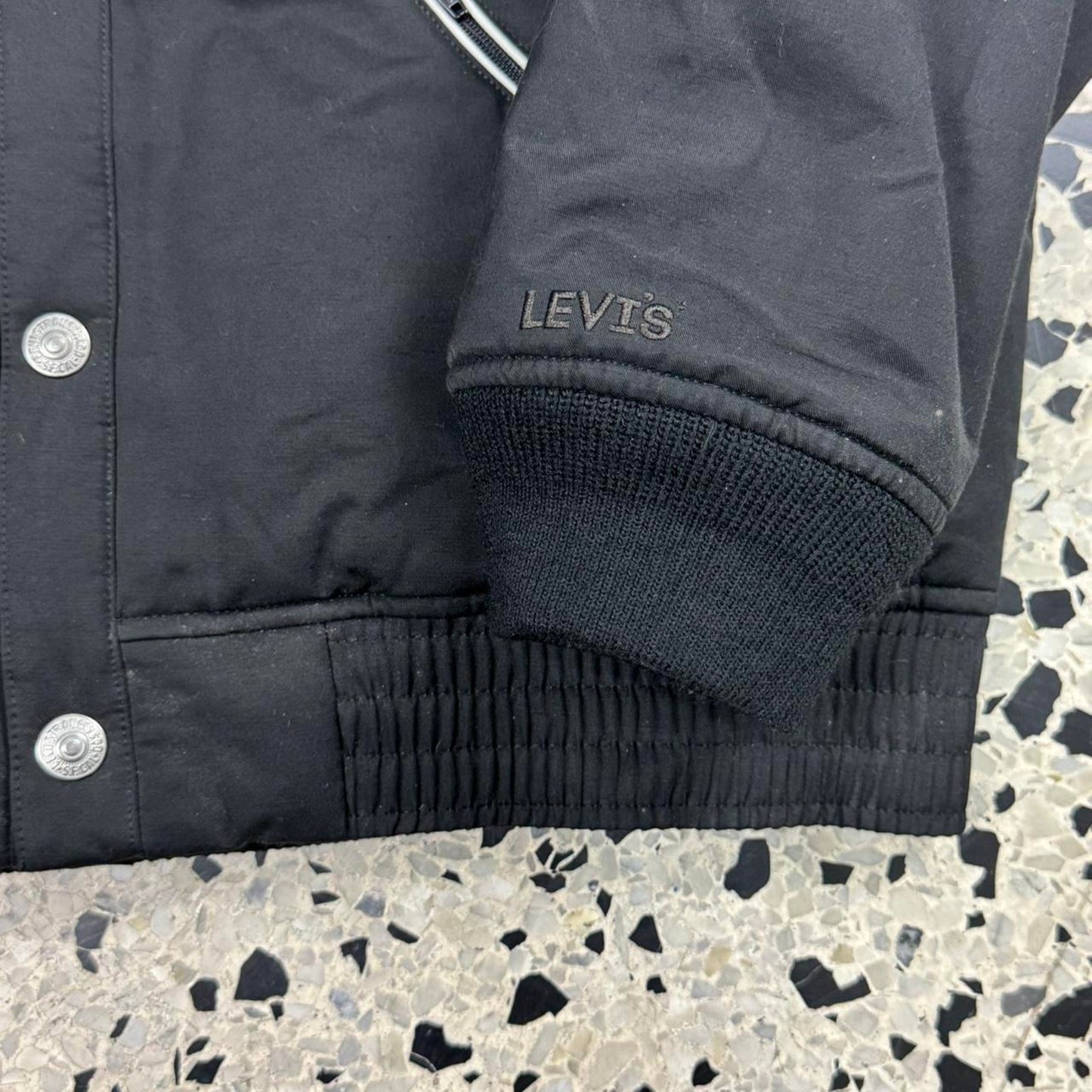 BNWT LEVIS WATER REPELLANT WESTERN EMBROIDERED SNAP-ON HEAVYWEIGHT JACKET: