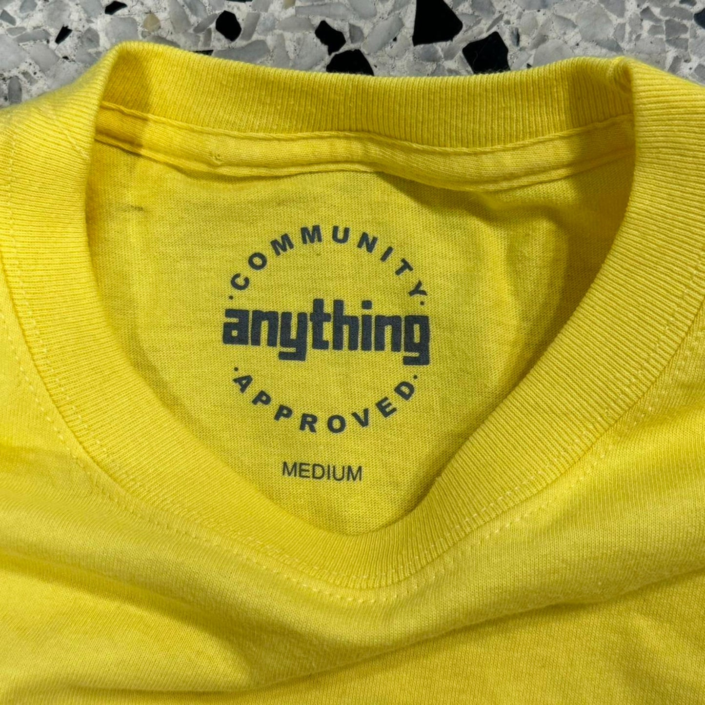 VINTAGE Y2K ANYTHING NY LOGO LONGSLEEVE TEE: