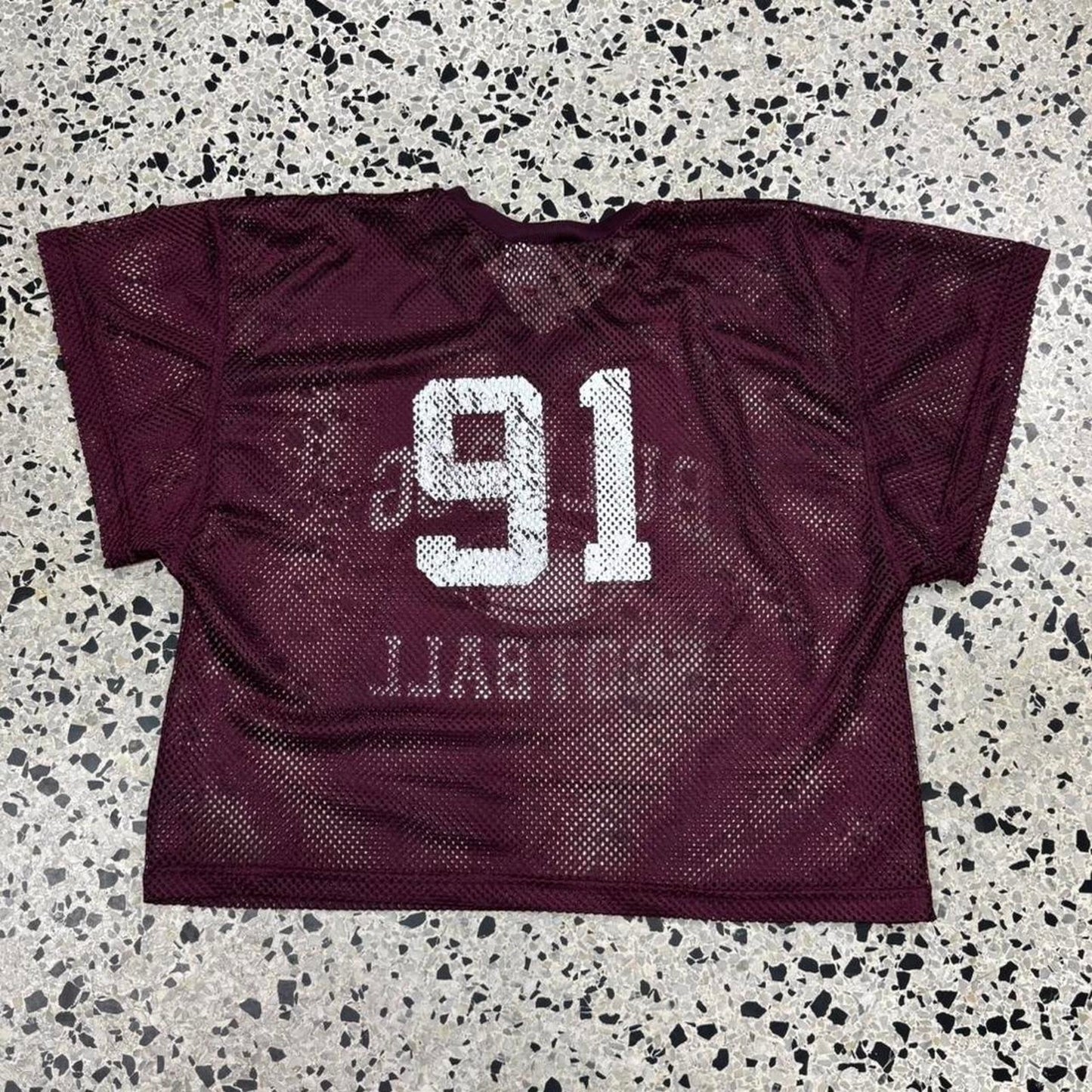 VINTAGE Y2K BULLDOGS FOOTBALL MESH JERSEY: