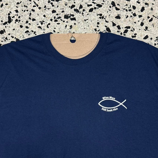 VINTAGE Y2K WISE MEN STILL SEEK HIM JESUS RELIGIOUS TEE: