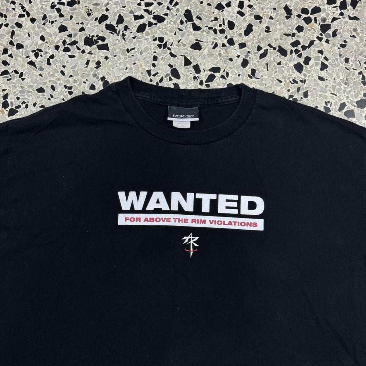 VINTAGE 90S REEBOK ABOVE THE RIM WANTED FOR ABOVE THE RIM VIOLATIONS TEE: