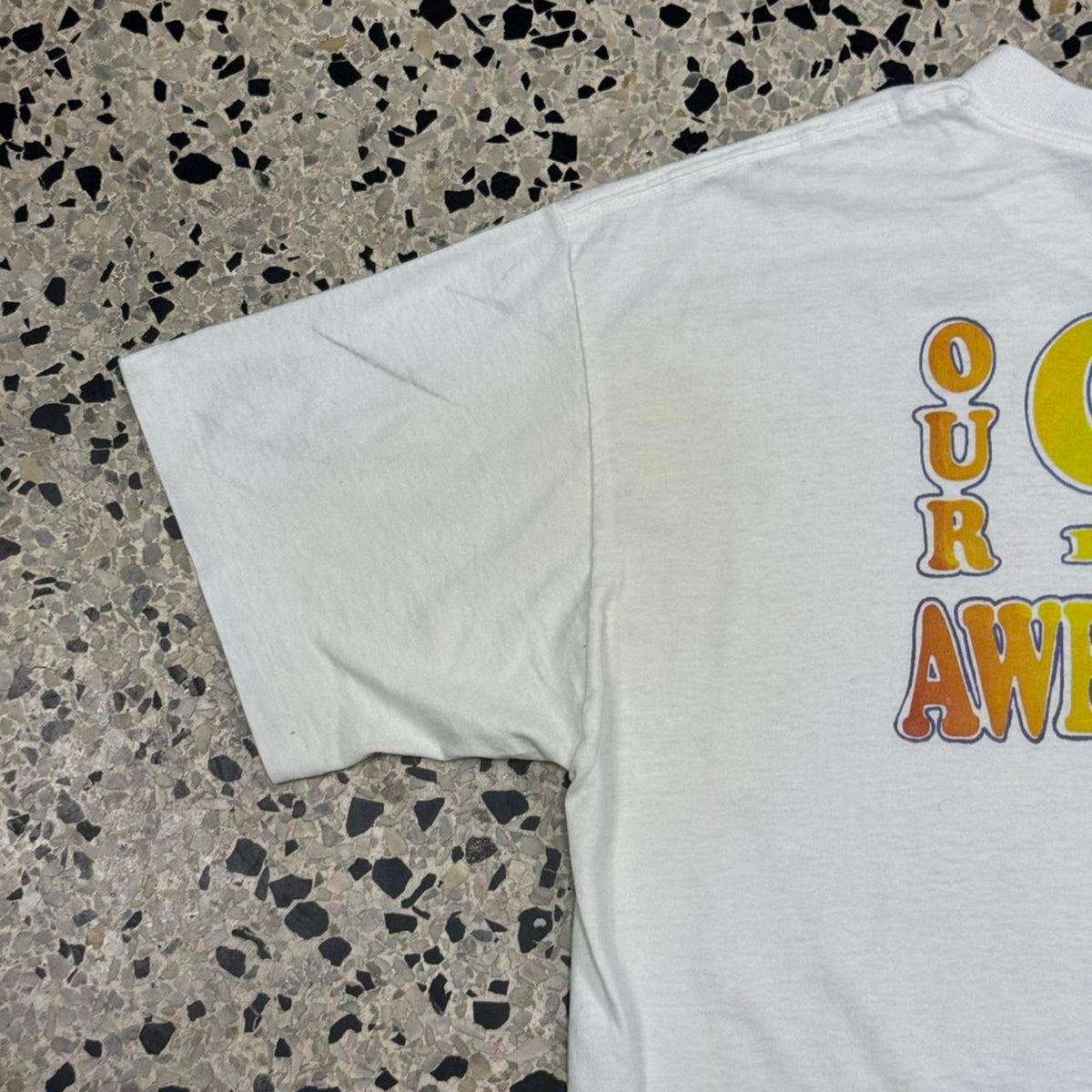 VINTAGE 90S SINGLE STITCH OUR GOD IS AN AWESOME GOD YOUTH GROUP TEE: