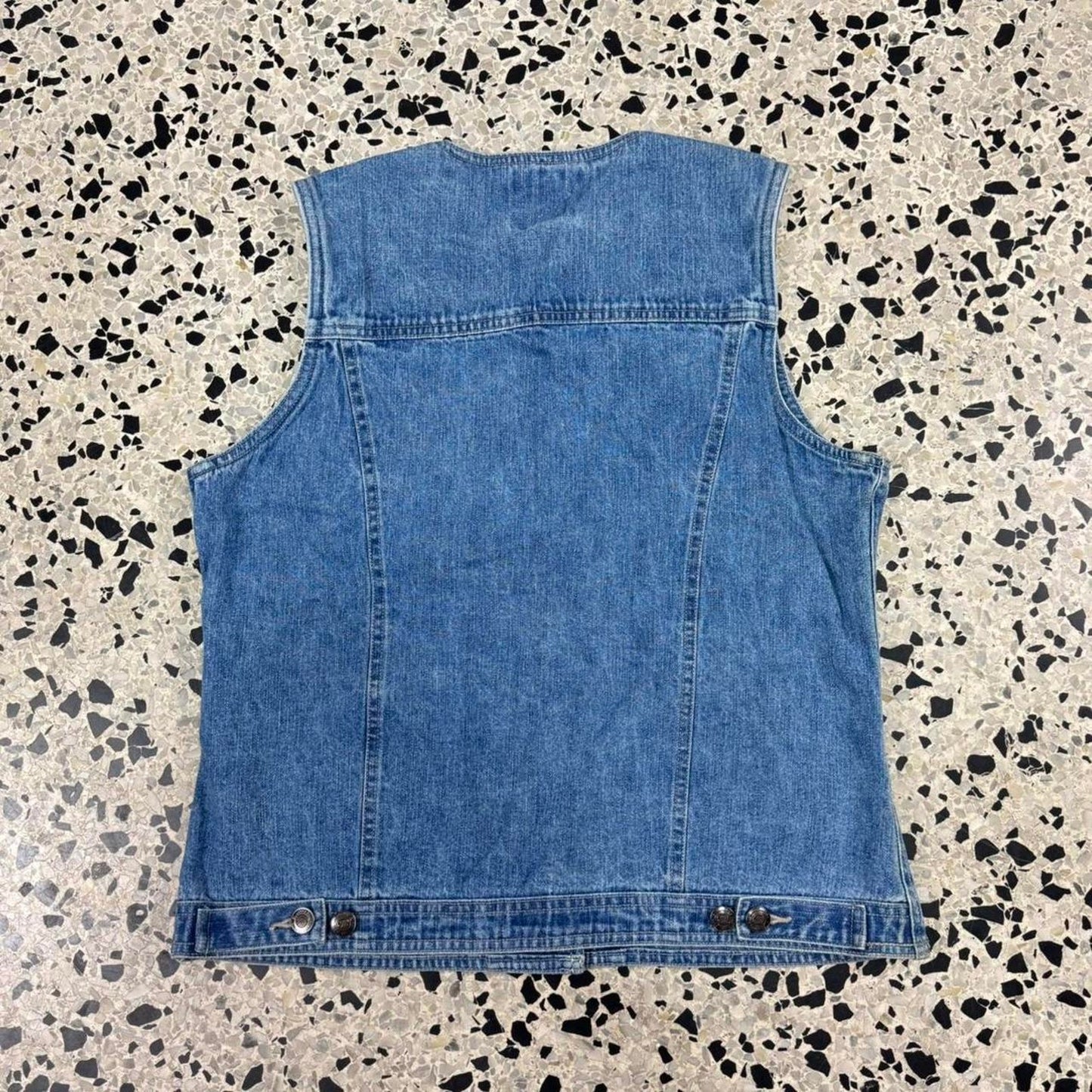 VINTAGE ST. JOHN’S BAY DENIM VEST: