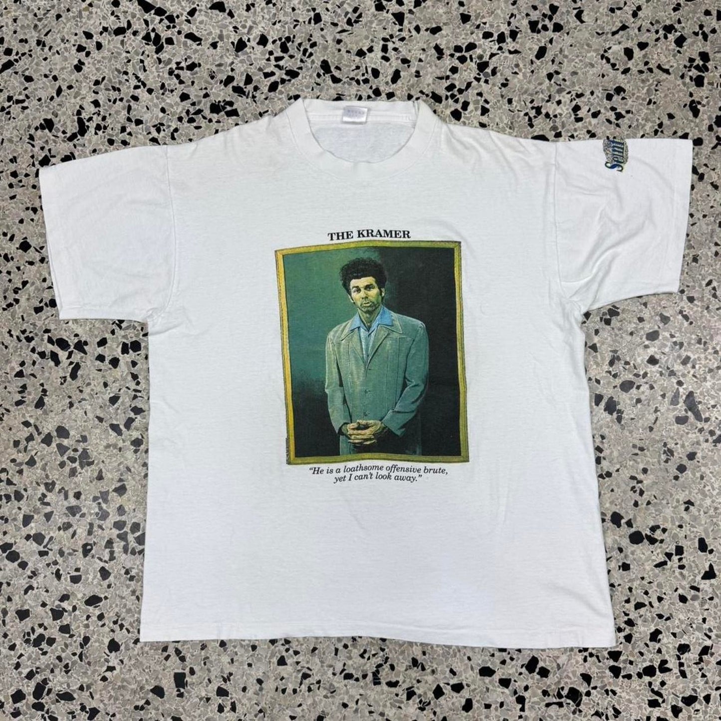 VINTAGE 90S SINGLE STITCH SEINFELD THE KRAMER PAINTING PROMO TEE: