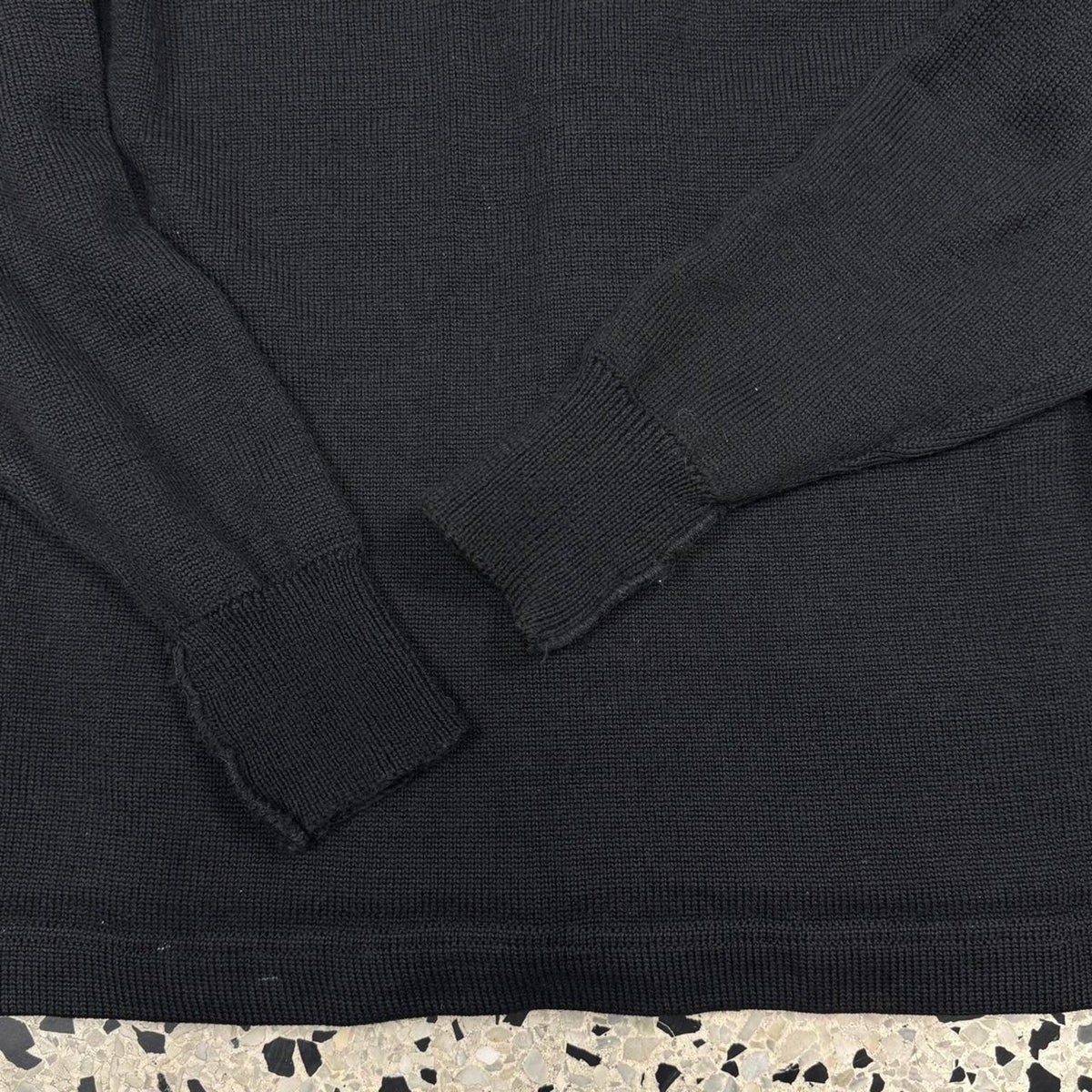VINTAGE 50S 60S TRUE VTG DEHEN KNITTING CO. 100% WOOL KNIT CARDIGAN: