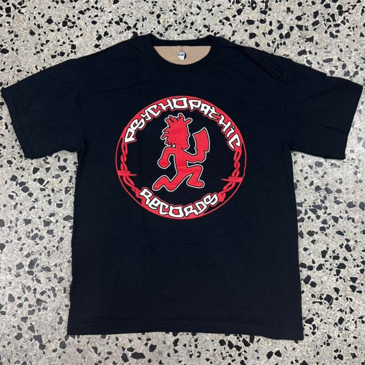 VINTAGE Y2K INSANE CLOWN POSSE PSYCHOPATHIC RECORDS HATCHETMAN LOGO TEE:
