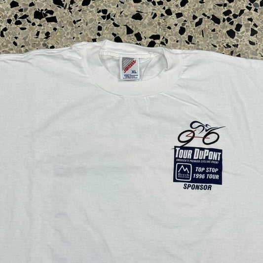VINTAGE 90S TOUR DUPONT 1996 LEGEND ROAD RACE SPONSOR TEE: