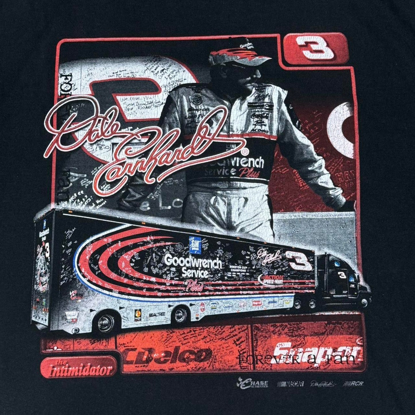 VINTAGE Y2K DALE EARNHARDT RACING MEMORIAL TEE: