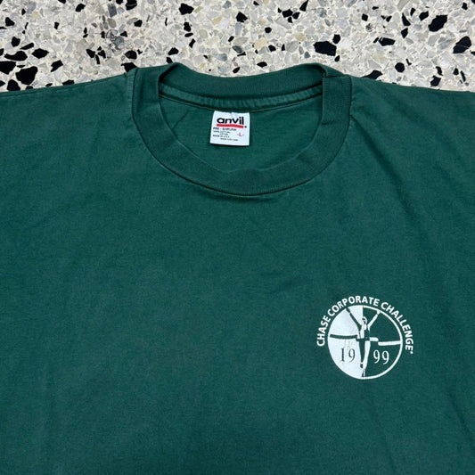VINTAGE 90S 1999 SINGLE STITCH TEAM JACKSON LEWIS LAW FIRM MARATHON RACE TEE: