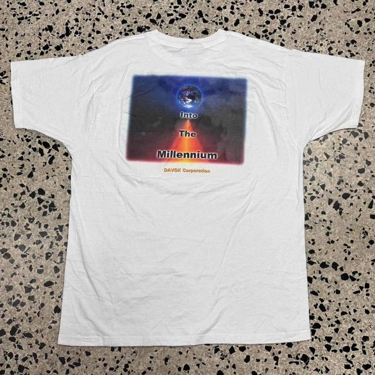VINTAGE Y2K AMERICAN EXPRESS INTO THE MILLENNIUM PROMO TEE: