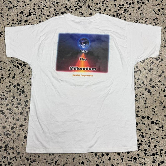 VINTAGE Y2K AMERICAN EXPRESS INTO THE MILLENNIUM PROMO TEE: