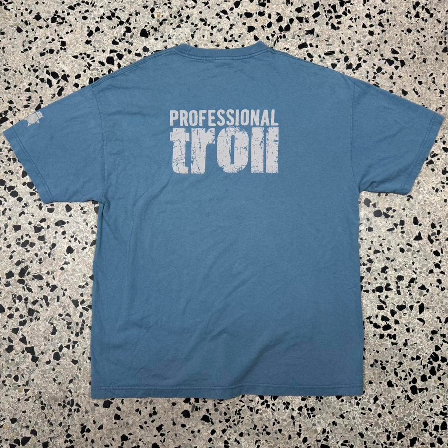 VINTAGE Y2K PROFESSIONAL TROLL ON THE BRIDGE TEE: