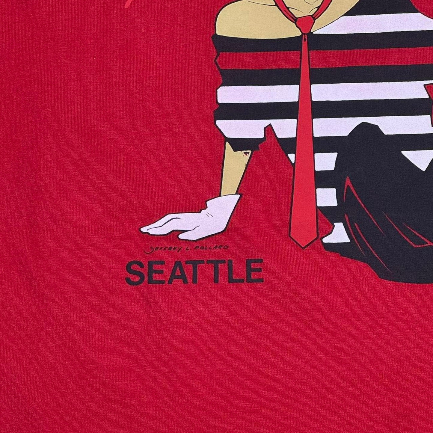 VINTAGE 90S JEFFREY L. POLLARD SEATTLE MIME TEE: