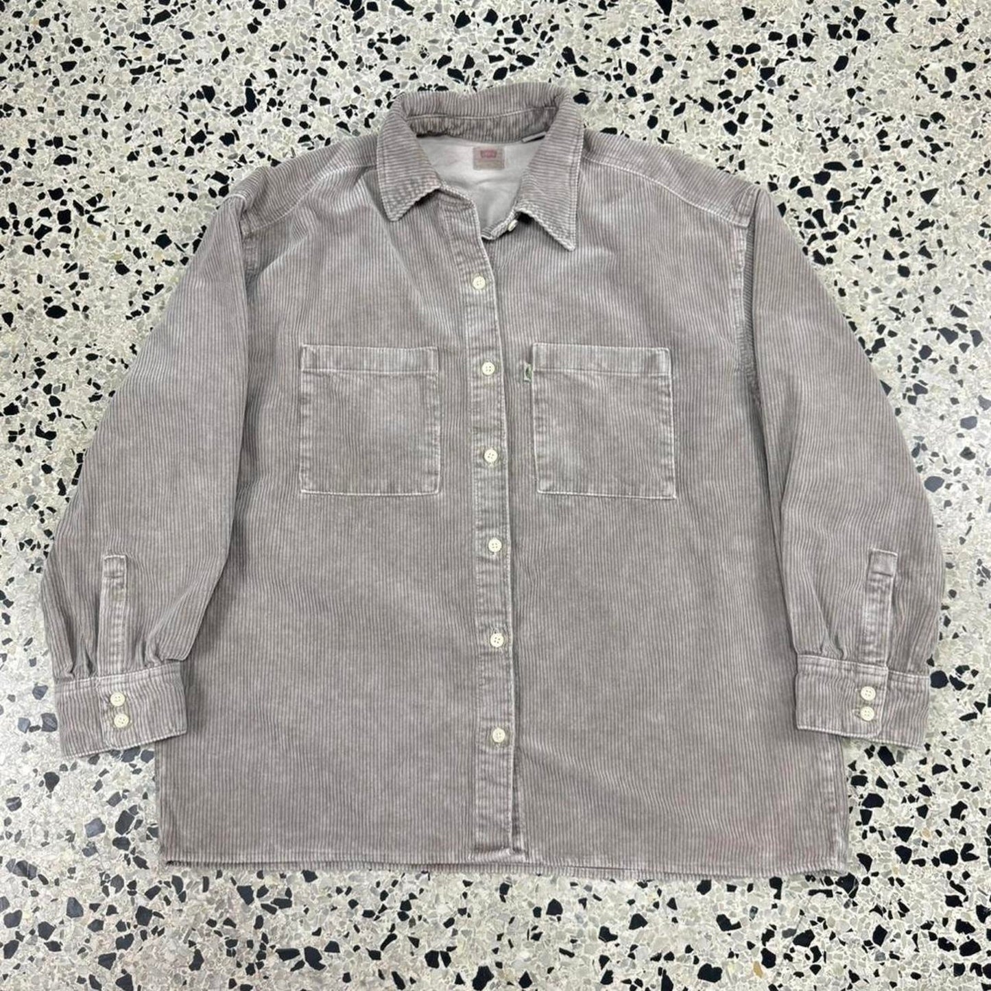 LEVIS SHACKET WOMENS CORDUROY BUTTON UP SHIRT: