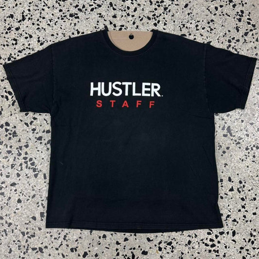 VINTAGE Y2K HUSTLER STAFF RELAX IT’S JUST SEX PROMO TEE: