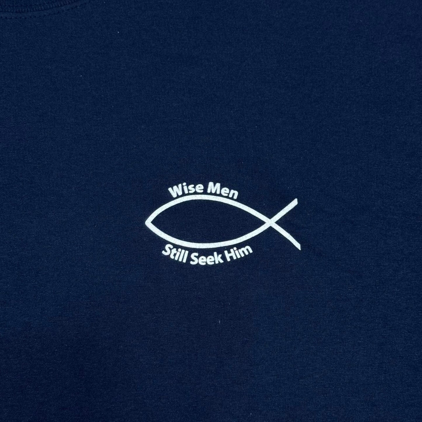 VINTAGE Y2K WISE MEN STILL SEEK HIM JESUS RELIGIOUS TEE: